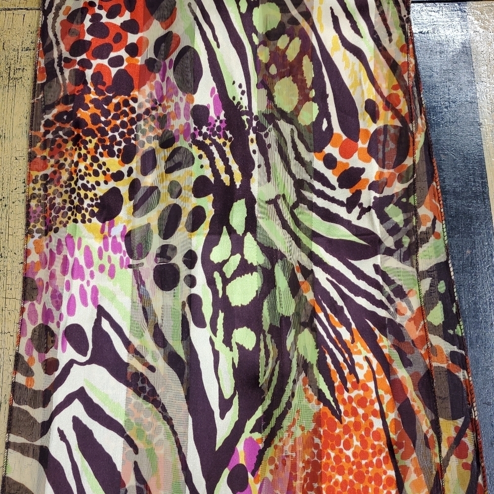 👸🧣 Wild print scarf - Picture 9 of 11